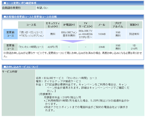 コース変更