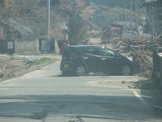 双葉町海岸方面津波影響１