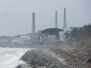 福島第一原発北側