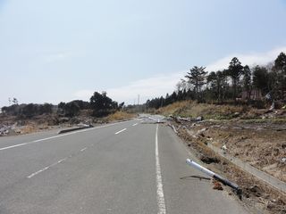 栽培漁業協会前道路